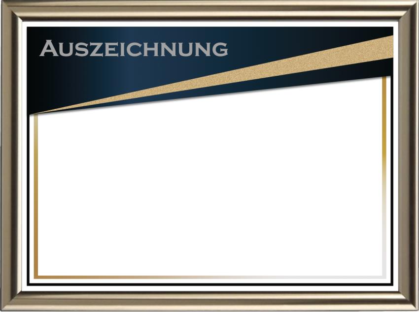 Urkunde, Ehrenurkunde, Auszeichnung, Zertifikat, Diplom - Design 9