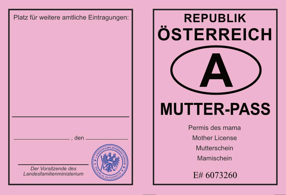 Mutter-Pass für Österreich