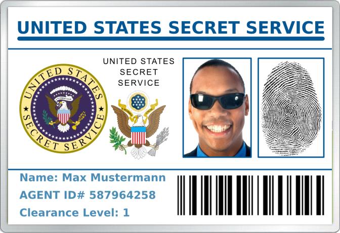 United States Secret Service Ausweis