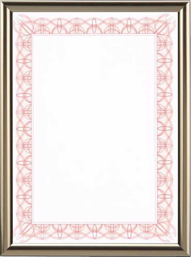Urkundenpapier Rand rot