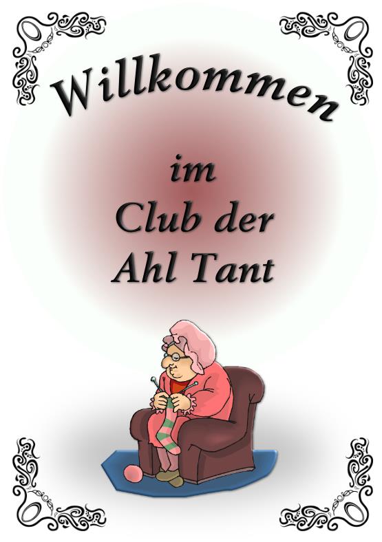 Verein der Ahl Tant - Glückwunschkarte, incl. personalisierten Ausweis & Umschlag