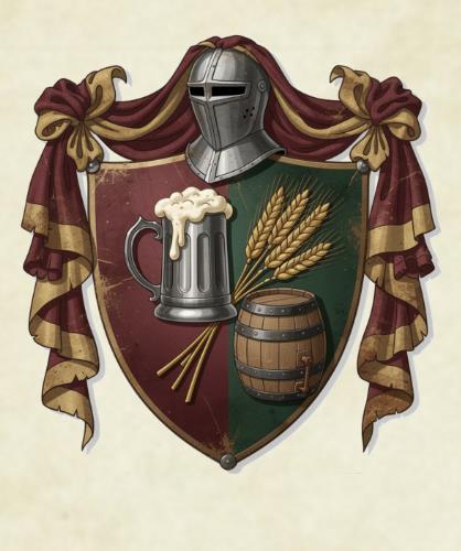 Gastwirt - Nostalgische Wappen-Urkunde