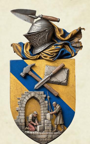 Mauer - Nostalgische Wappen-Urkunde