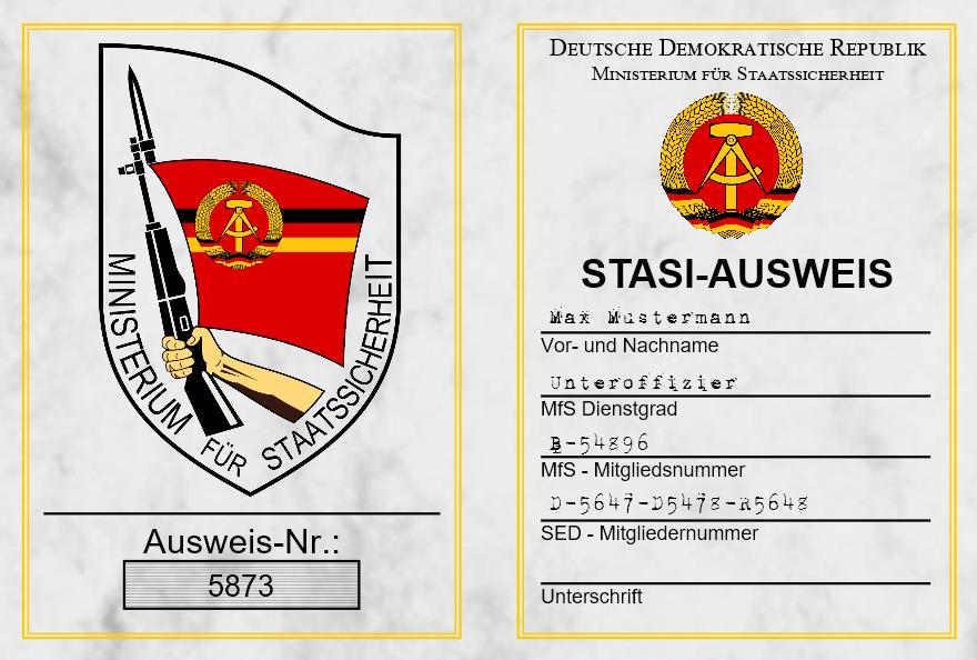 Stasi-Ausweis
