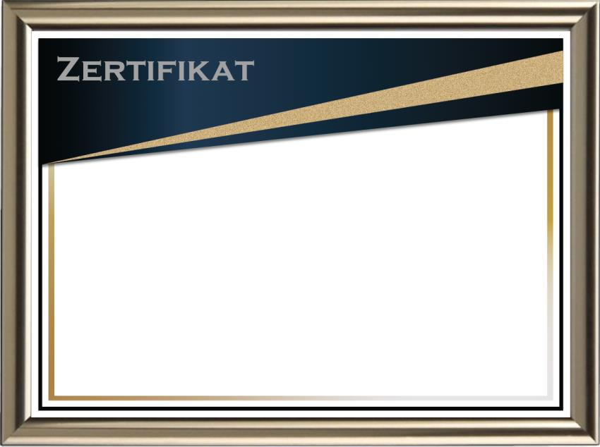 Urkunde, Ehrenurkunde, Auszeichnung, Zertifikat, Diplom - Design 9