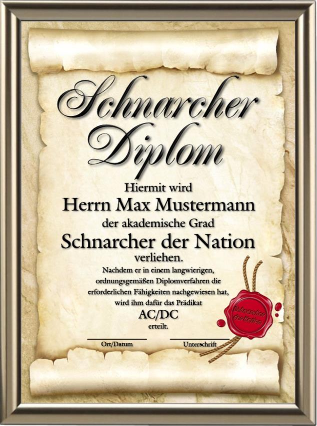 Schnarcher-Diplom