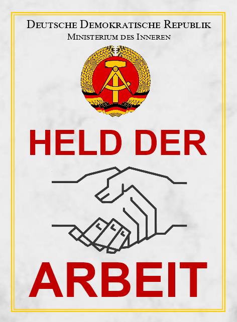 DDR & Ostalgie DDR-Abzeichen & -Orden Held der Arbeit DDR Orden