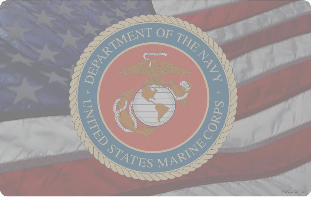 US Marines Ausweis als hochwertige Plastikkarte