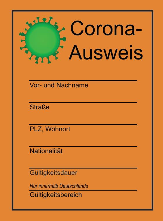Corona-Scherzausweis