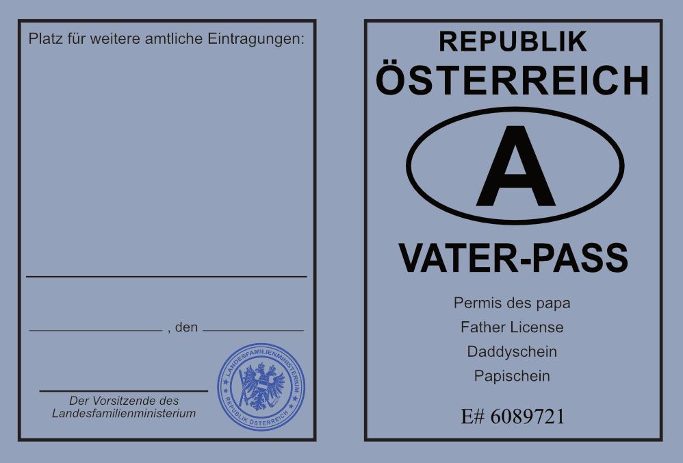 Vater-Pass für Österreich