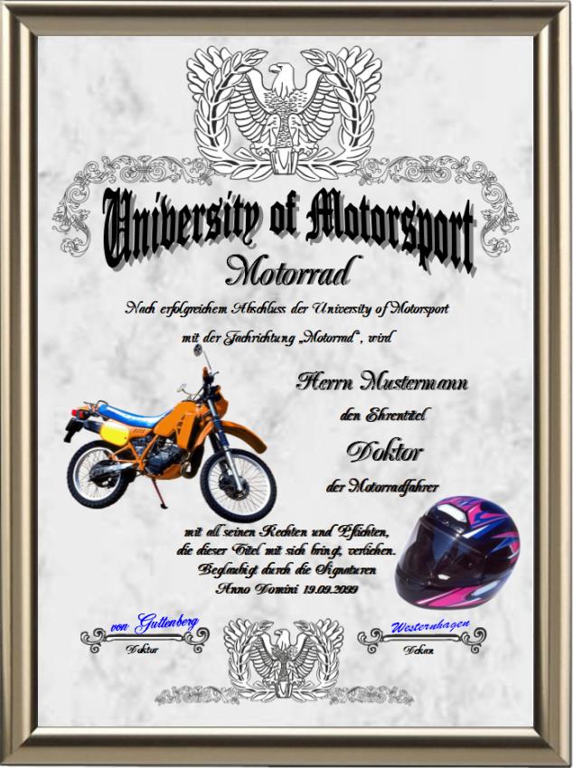 Doktortitel für Motorradfahrer 5